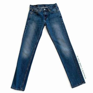 Levi’s 501 29x32 Original Fit Straight Leg Jeans Medium Wash Distressed Classic